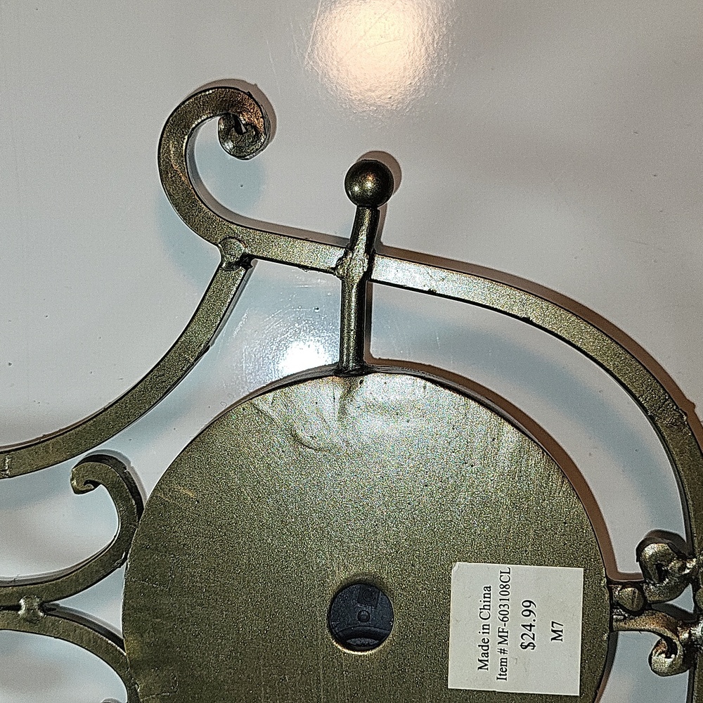 Bronze Plated Quartz Clock - Picture 12 of 14